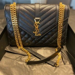 Yves Saint Laurent Envelope Medium Chain Bag